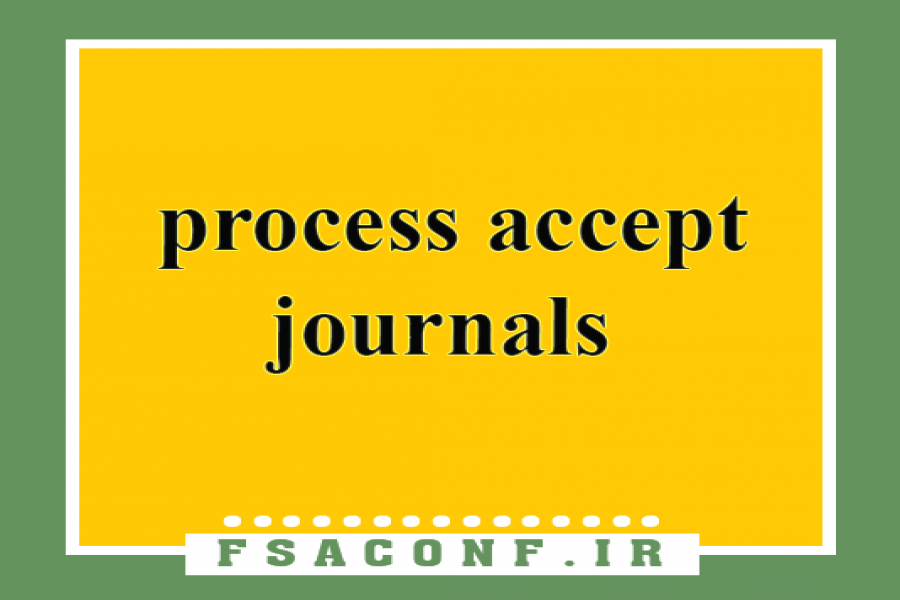 The application process for printing accepted articles in journals The application process for printing accepted articles in journals